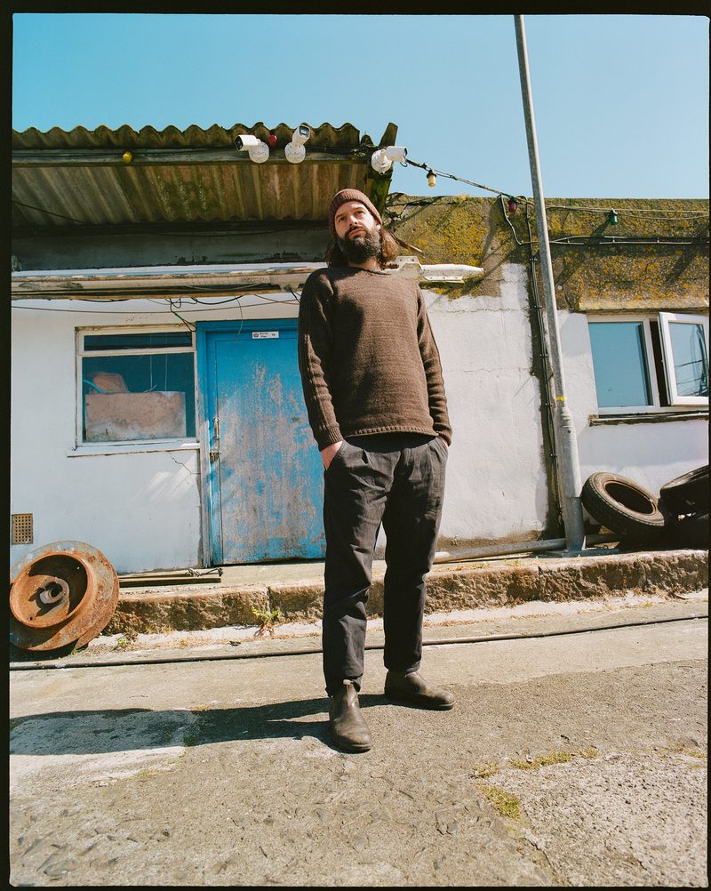 Mens Wool Fishermans Jumper by Carnwear
