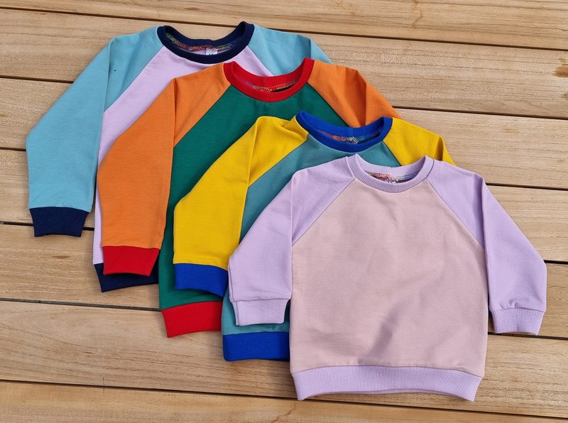 Sporty Raglan Sweater by Simpson + C