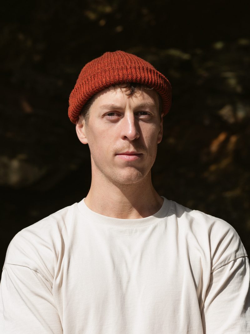 Silas Fisherman Beanie | Spice Red by Carnwear