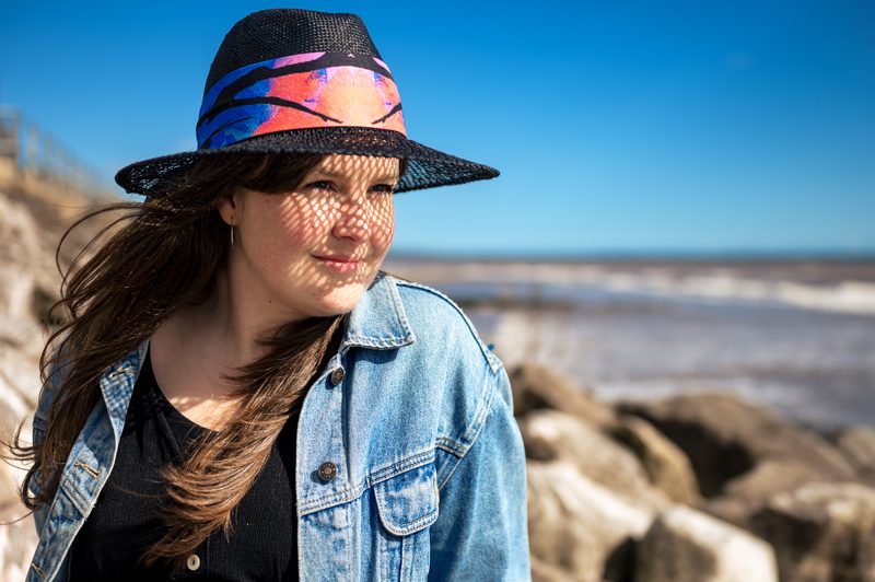 Black Straw Fedora by Ink & Silk