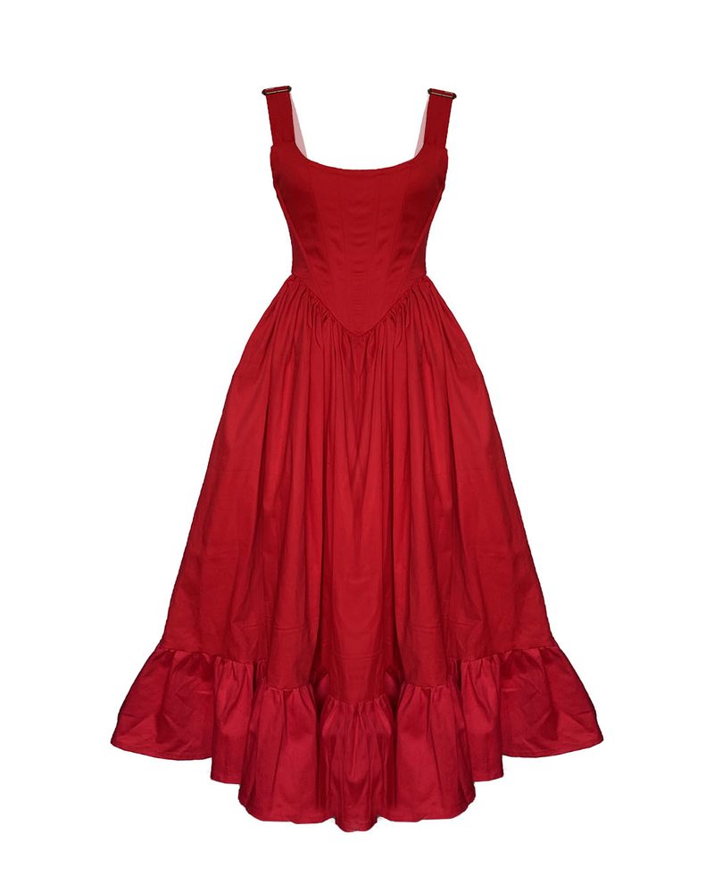 Boleyn Dress Red by Church of Sanctus