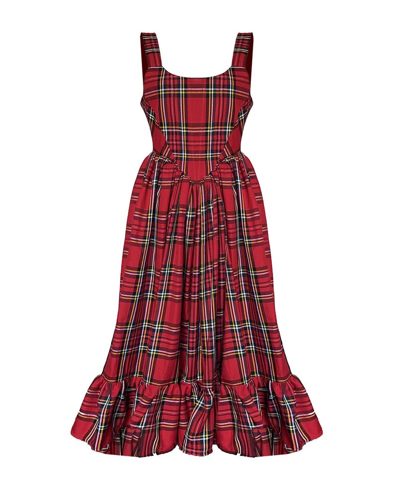 Boleyn Dress Tartan by Church of Sanctus