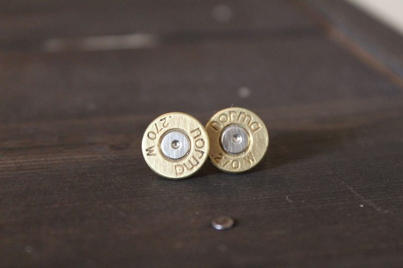 Bullet Stud Earrings by J Boult Designs