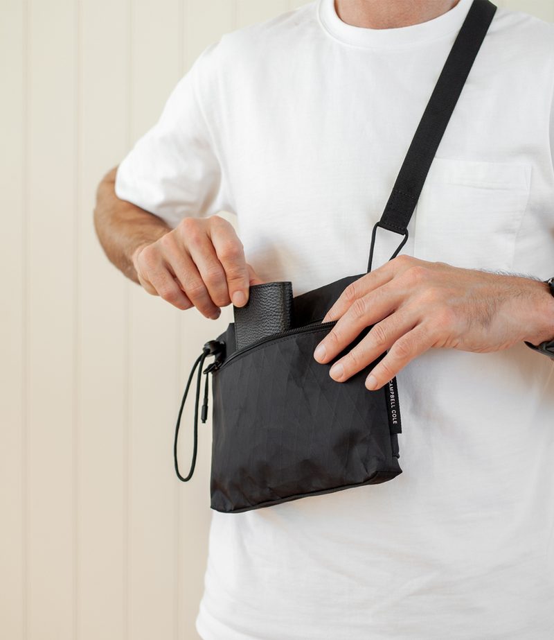 BB10 Sacoche Bag, X Pac, Black by Campbell Cole
