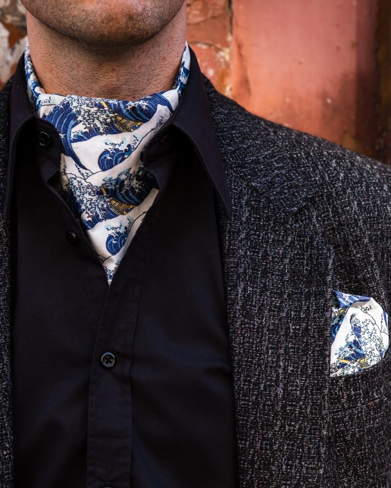 Joe BL Bluewave Cravat 01 by Dapper & Suave