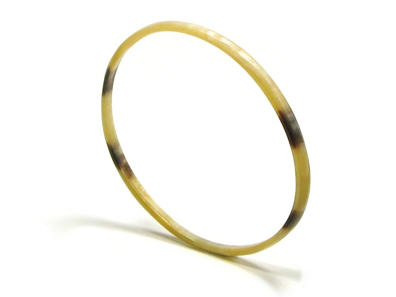 NCB Bangle Narrow Oxhorn by Abbeyhorn Ltd