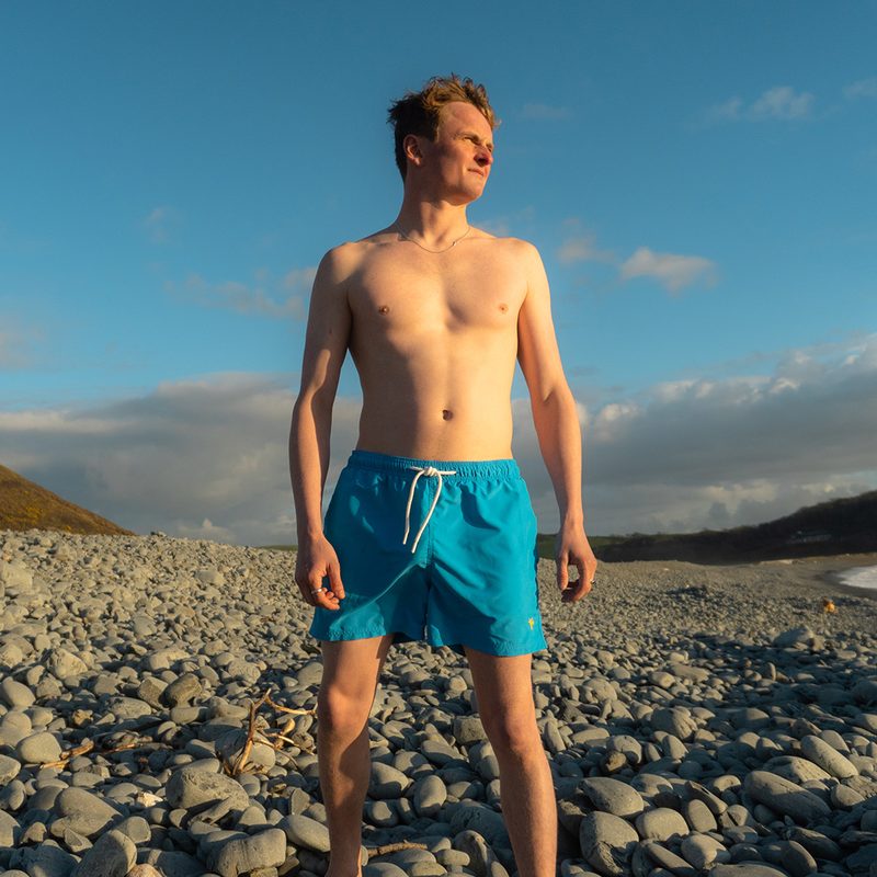 Classic Recycled Swim Shorts | Red by Rolf Skeldon