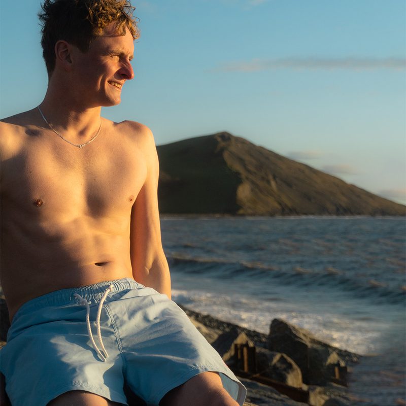 Classic Recycled Swim Shorts | Red by Rolf Skeldon