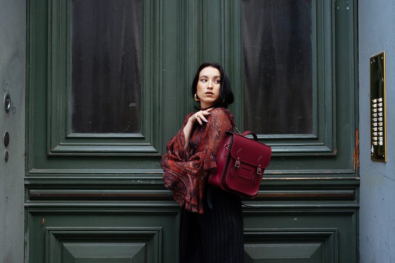 Oxblood City Small Landscape Model Zatchels
