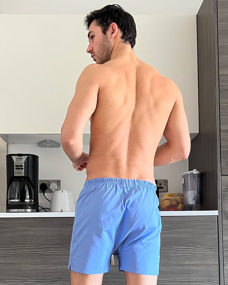 Cotton Boxer Shorts by Rolf Skeldon