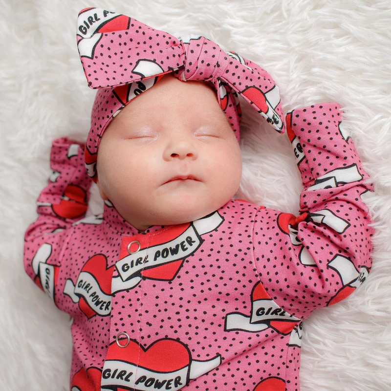 Girl Power Babygrow by Lottie & Lysh