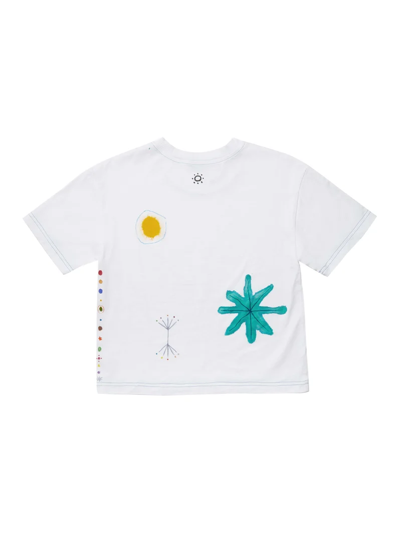 Helios Hand-Painted T-Shirt by Blue Nude