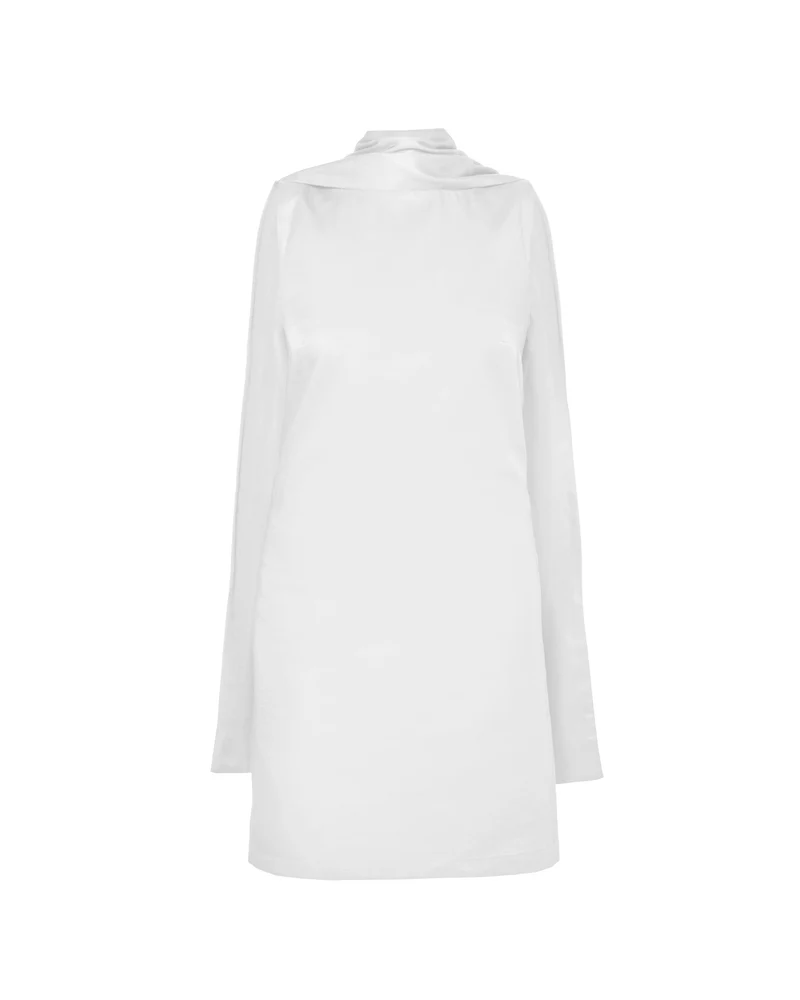 Jardin Scarf Mini Dress in Pearl by Blue Nude