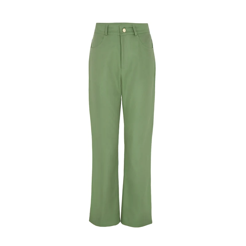 Mustang Organic Straight Leg Jeans - Mint Tea by Blue Nude