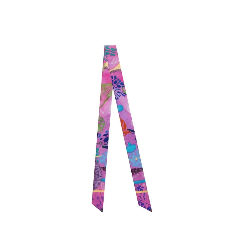 Hibiscus Head Scarf by Ink & Silk