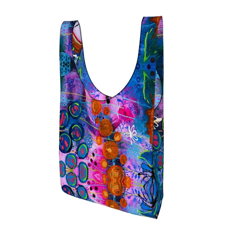 Foxglove Parachute Shopper by Ink & Silk