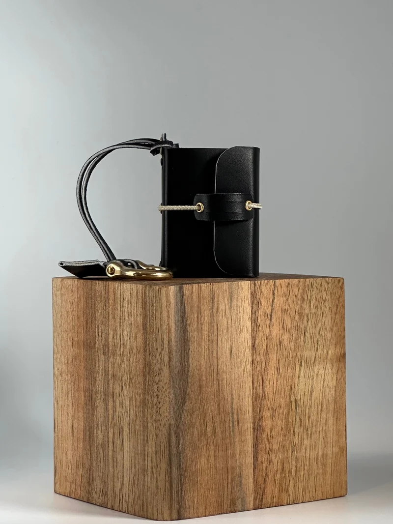 The Colleen Journal Charm - Matte Black by McIntosh Leathers