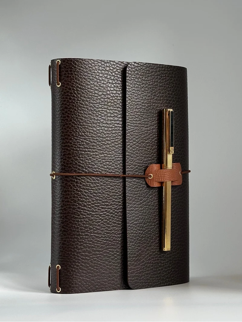The Tassanie Journal Companion - Coffee by McIntosh Leathers