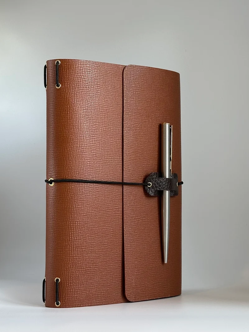 The Tassanie Journal Companion - Chocolate by McIntosh Leathers