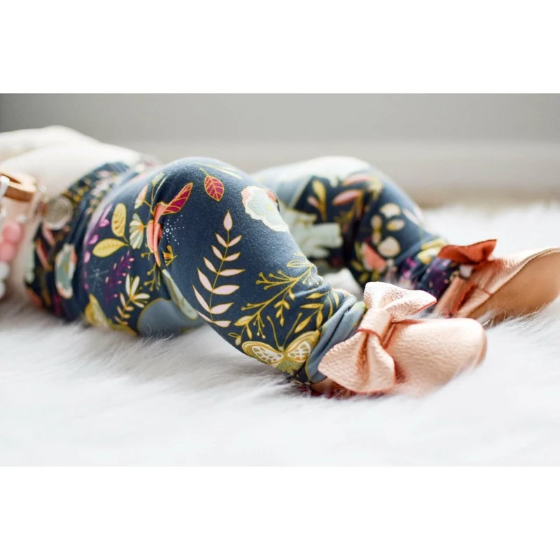 Floral Child & Baby Leggings | Autumn Glow by Lottie & Lysh