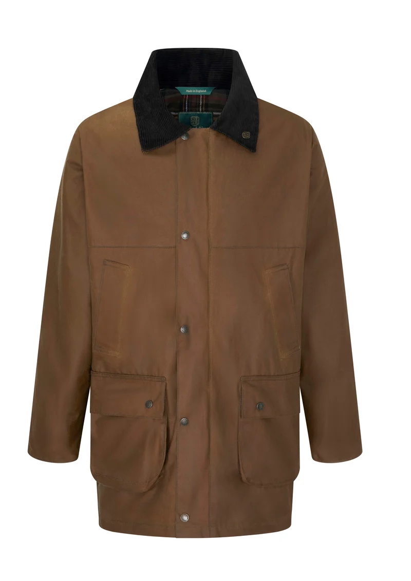 W01 - Men's Countryman Wax Jacket - Sandstone by Oxford Blue Ltd