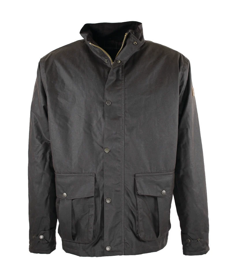 W50 - Men's Kendal Antiquity Wax Jacket - BROWN by Oxford Blue Ltd