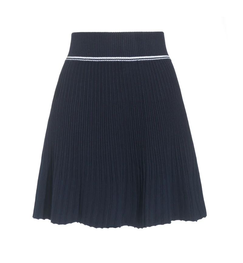 Wimbledon Skirt Navy by Waring Brooke