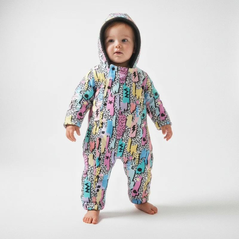 Reversible Baby Pramsuit | Yo Mama