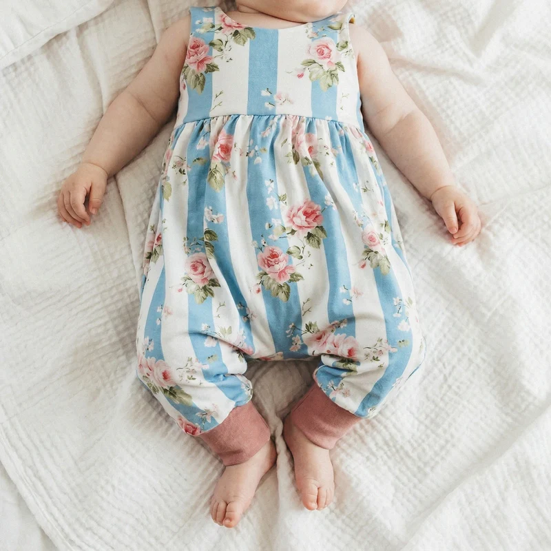 Floral Baby Romper | Cottage Core
