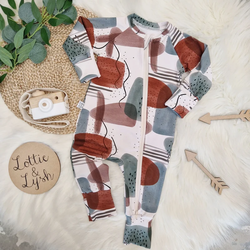 Zip Sleepsuit | Berry Burst by Lottie & Lysh
