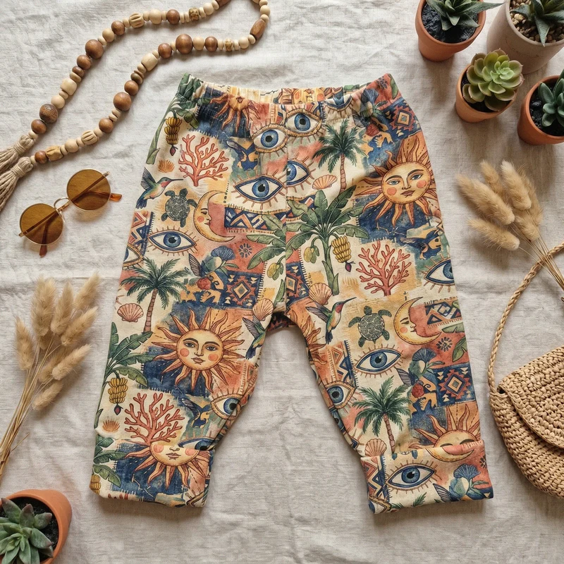 Kids Baggy Trousers | Bohemian Eye