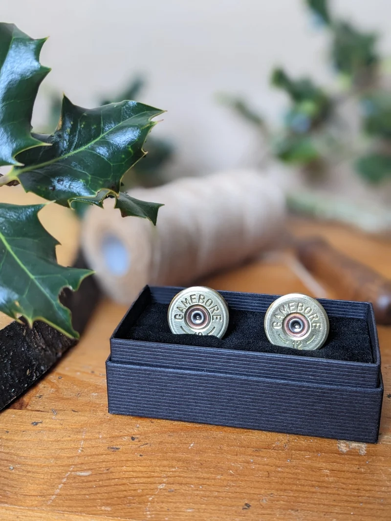 Shotgun Cartridge Cufflinks by J Boult Designs