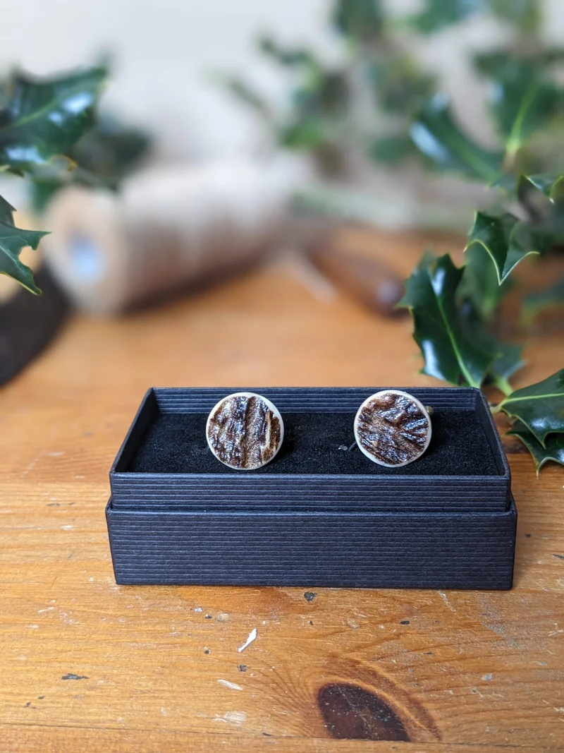 Antler Cufflinks by J Boult Designs