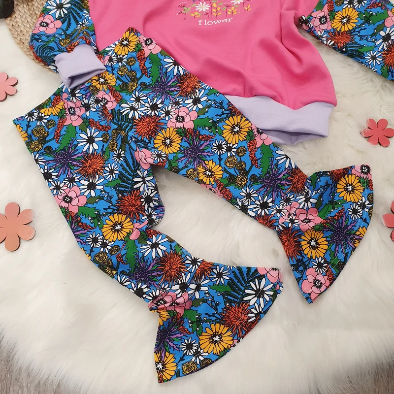 Wildflowers Flared Trousers by Lottie & Lysh