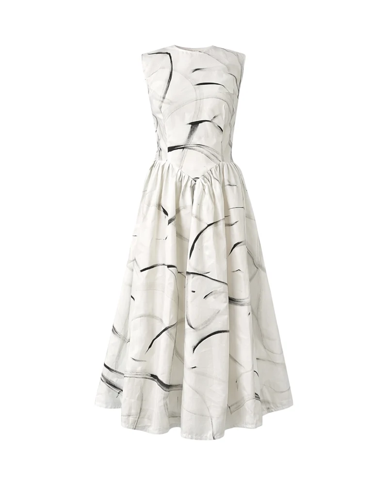 Mystic Moods Hand Painted Maxi Dress by Mystic Moods