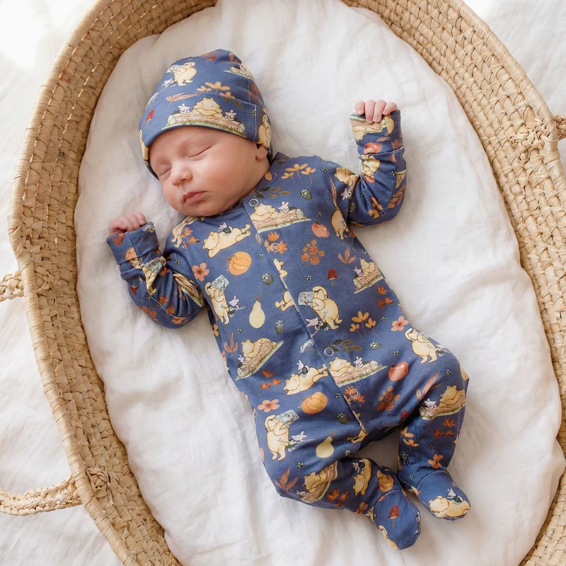 Winnie the Pooh Babygrow | Autumnal Winnie