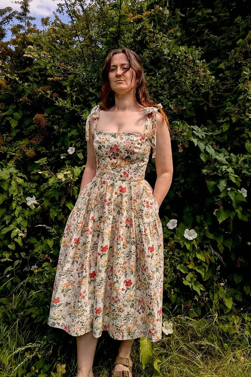 the sophia 1950s style fit and flare dress