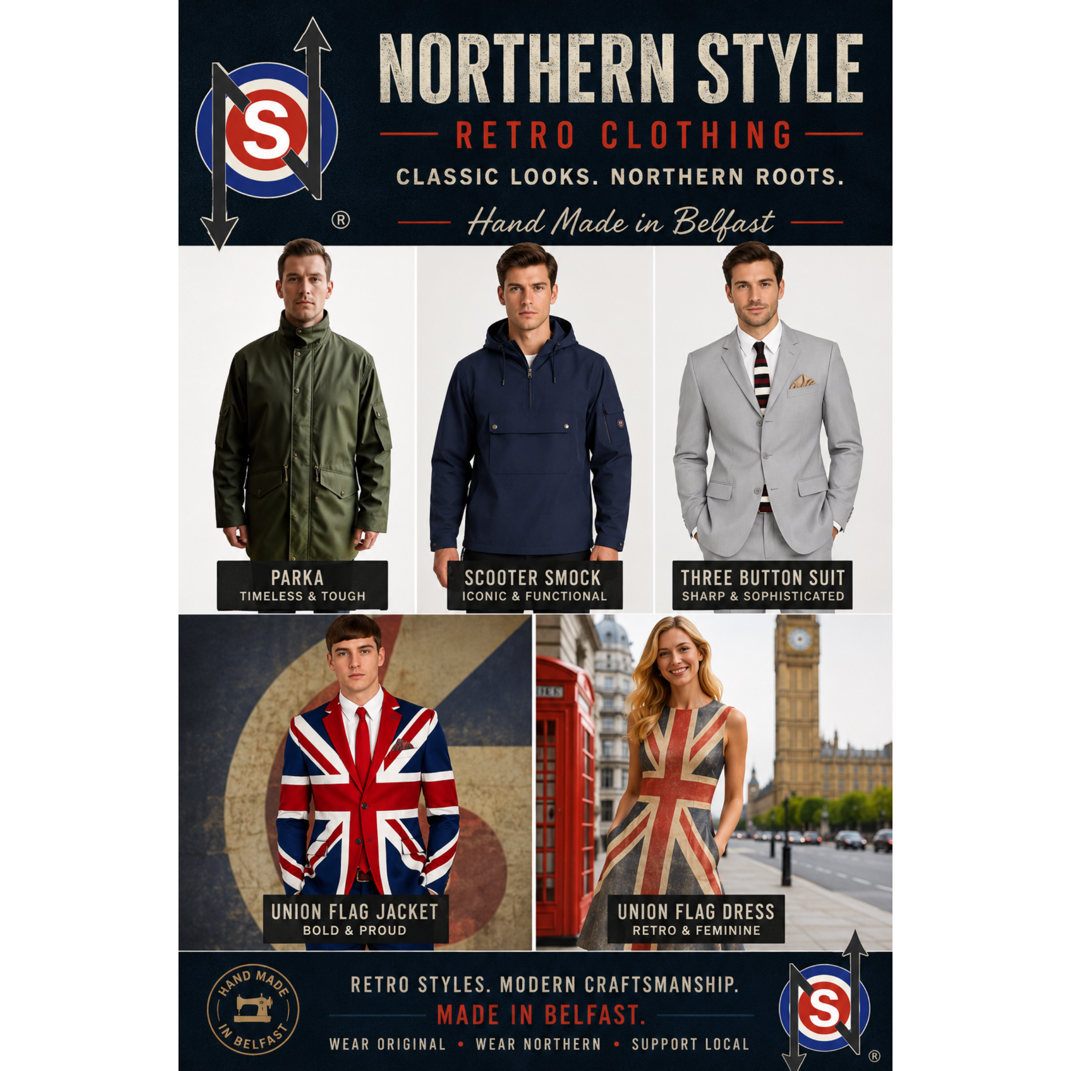 B D Garments/Northern Style showcase products and collections