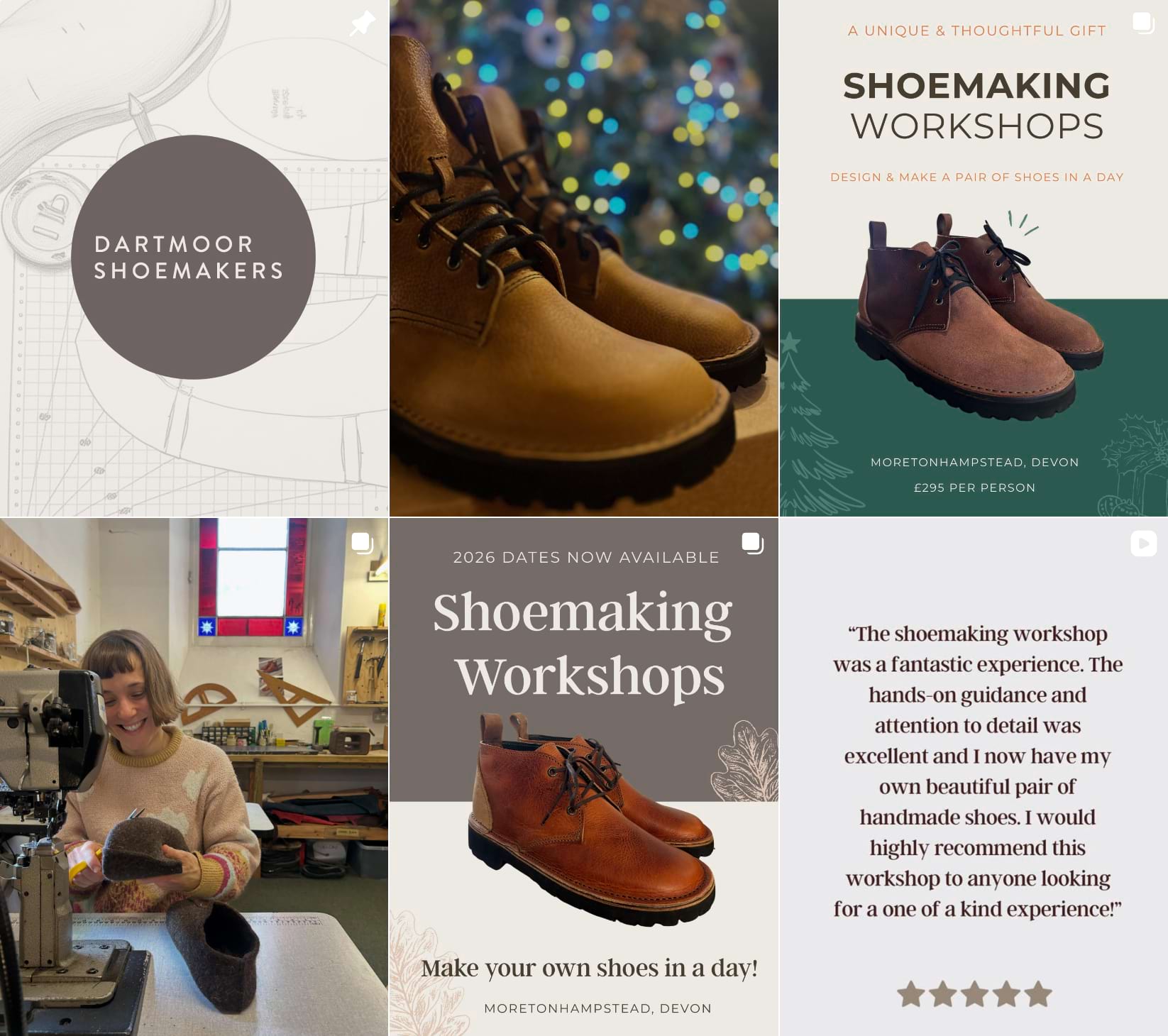 Dartmoor Shoemakers showcase products and collections
