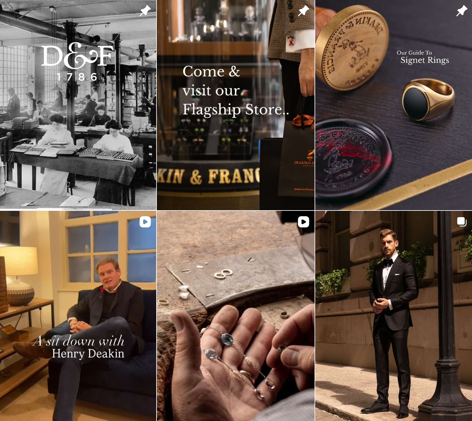Deakin & Francis showcase products and collections