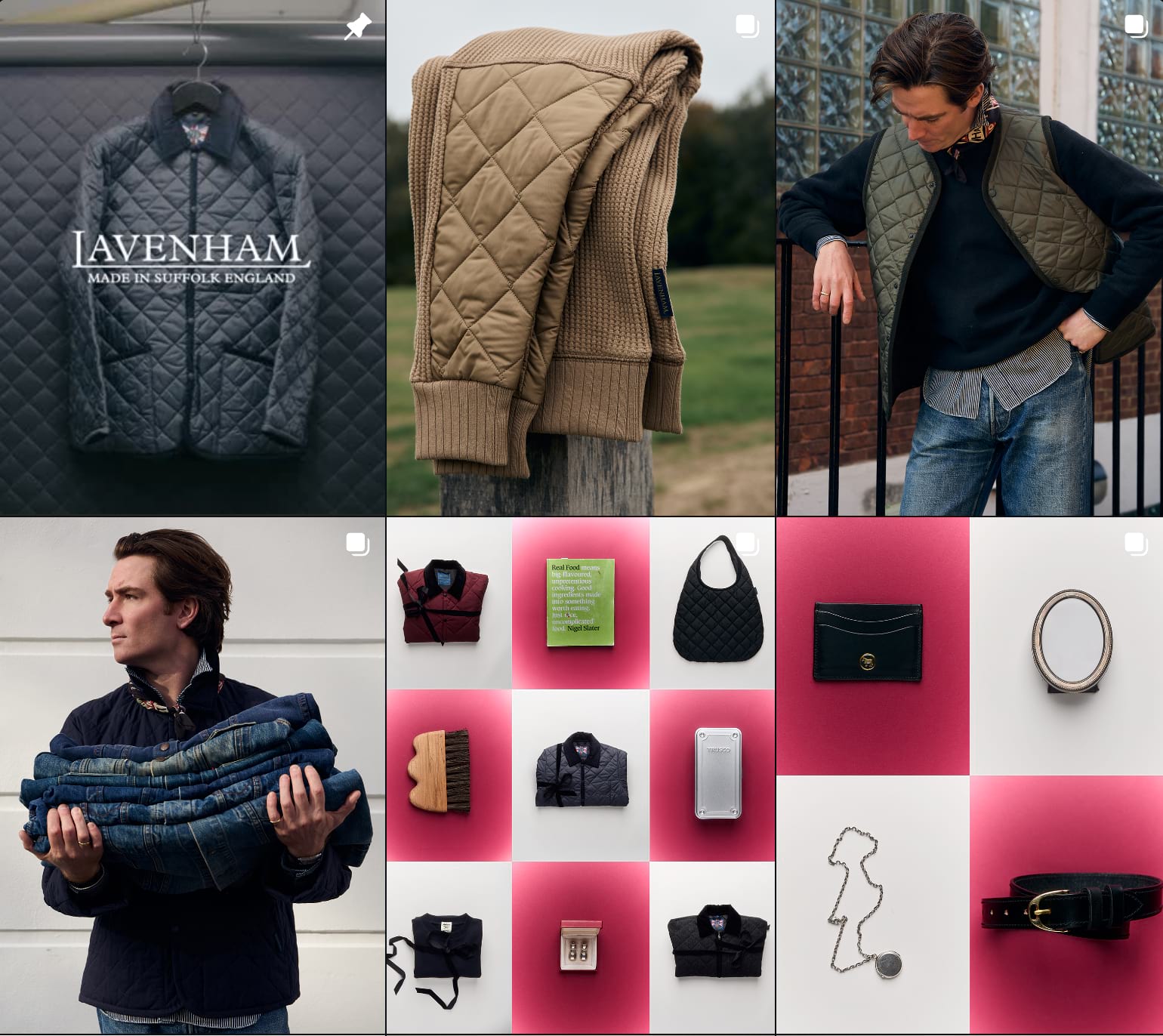Lavenham Jackets showcase products and collections