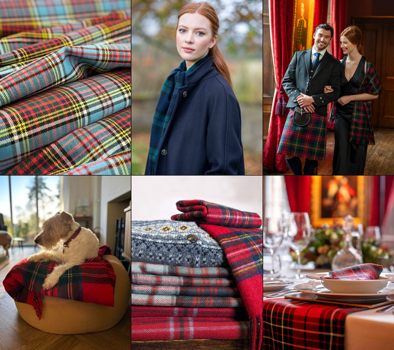 Lochcarron of Scotland showcase products and collections