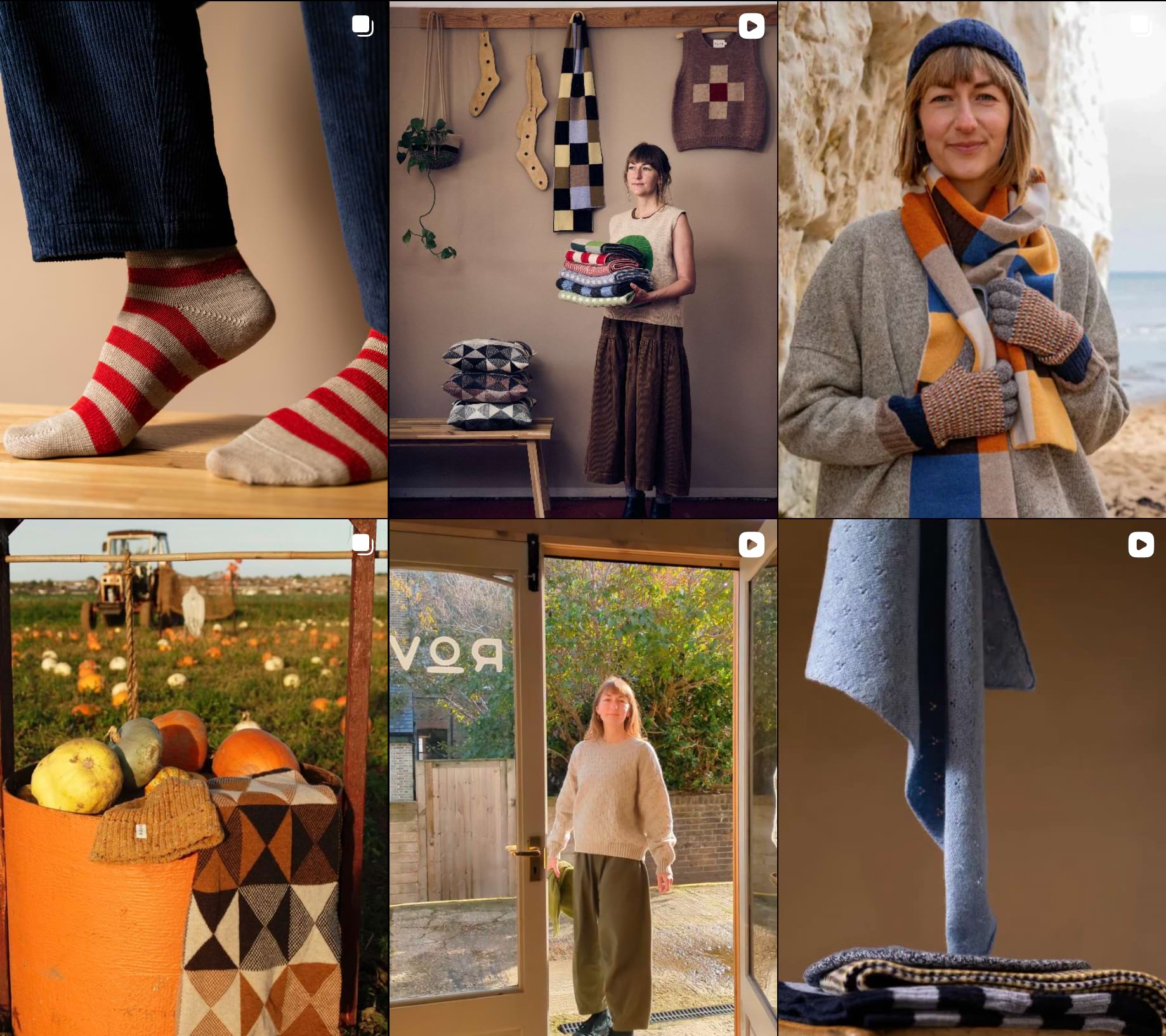 ROVE Knitwear showcase products and collections